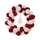 thumbnail image 4 of Corona navideña de peluche, corona navideña para puerta delantera con luz, corona navideña, 4 of 9