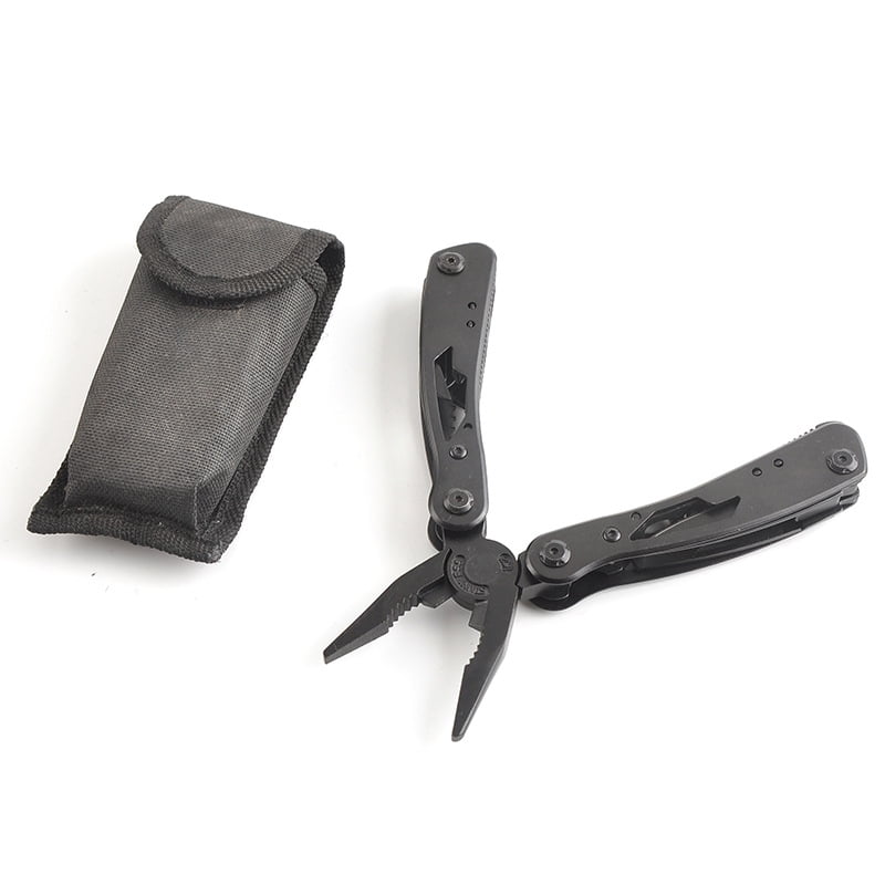 Folding Pliers Outdoors Hunting Stainless Multitools, EDC Multi-tool Folding Plier Tool Portable Knife Replaceable Hand Tools Set