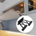 thumbnail image 4 of 2 bisagras plegables con mecanismo hidráulico de elevación, herramienta de elevación de muebles con resorte ajustable, ahorra espacio, herrajes plegables para mesa de centro y hogar., 4 of 6