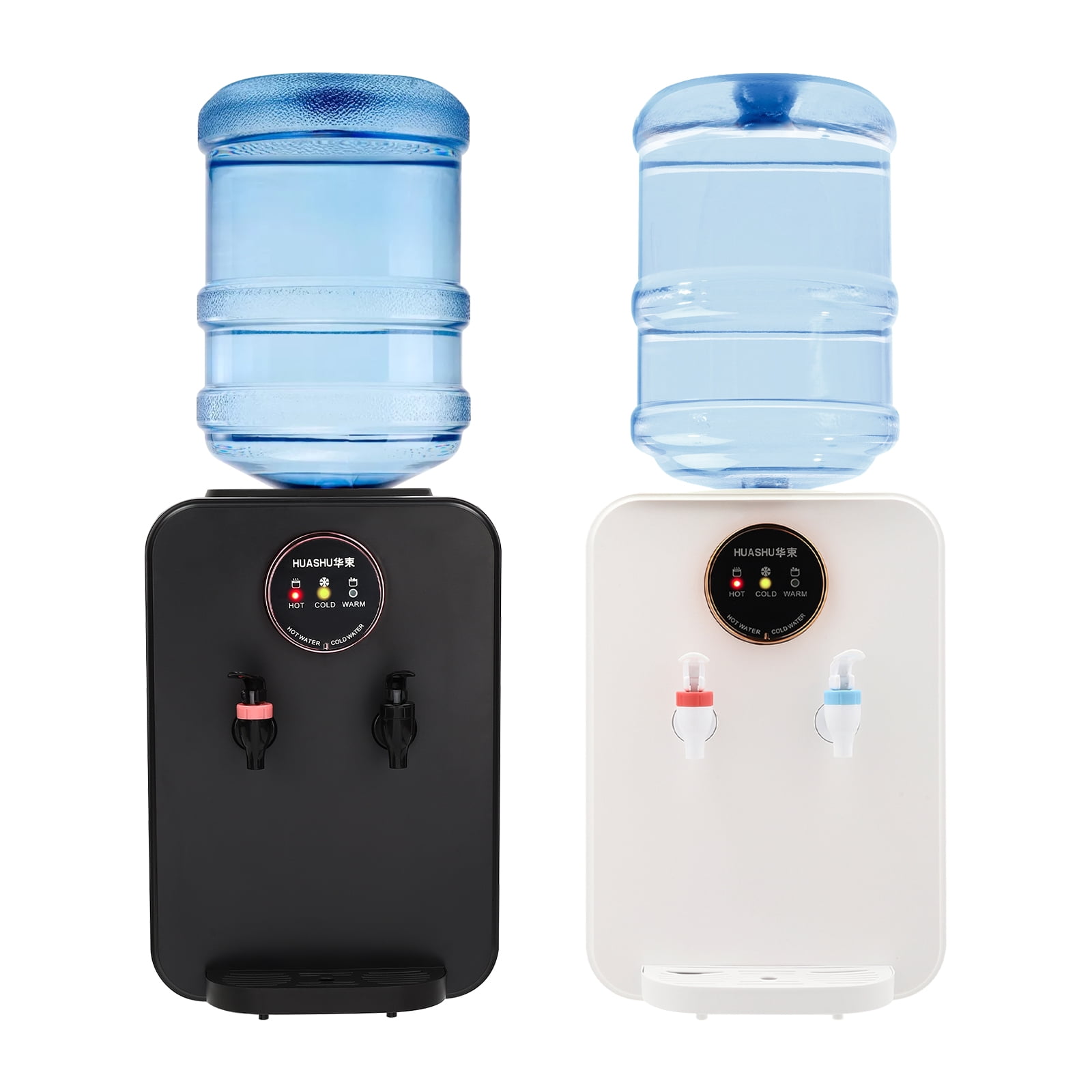 Dwellnix Compact Water Dispenser with Hot & Cold Function, Efficient for Home & Office, Compatible with 4.99 Gallon Bottles