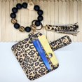 thumbnail image 3 of Pulsera moldeada del llavero del silicón con la cartera de la tarjeta, brazalete elástico del llavero para mujer, 3 of 5