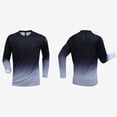 thumbnail image 3 of ZUKMRJPC Mens Long Sleeve Shirts Crewneck Gradient Color Moisture Wicking Athletic Shirts Casual Lightweight Workout Gym Running Shirts, 3 of 4