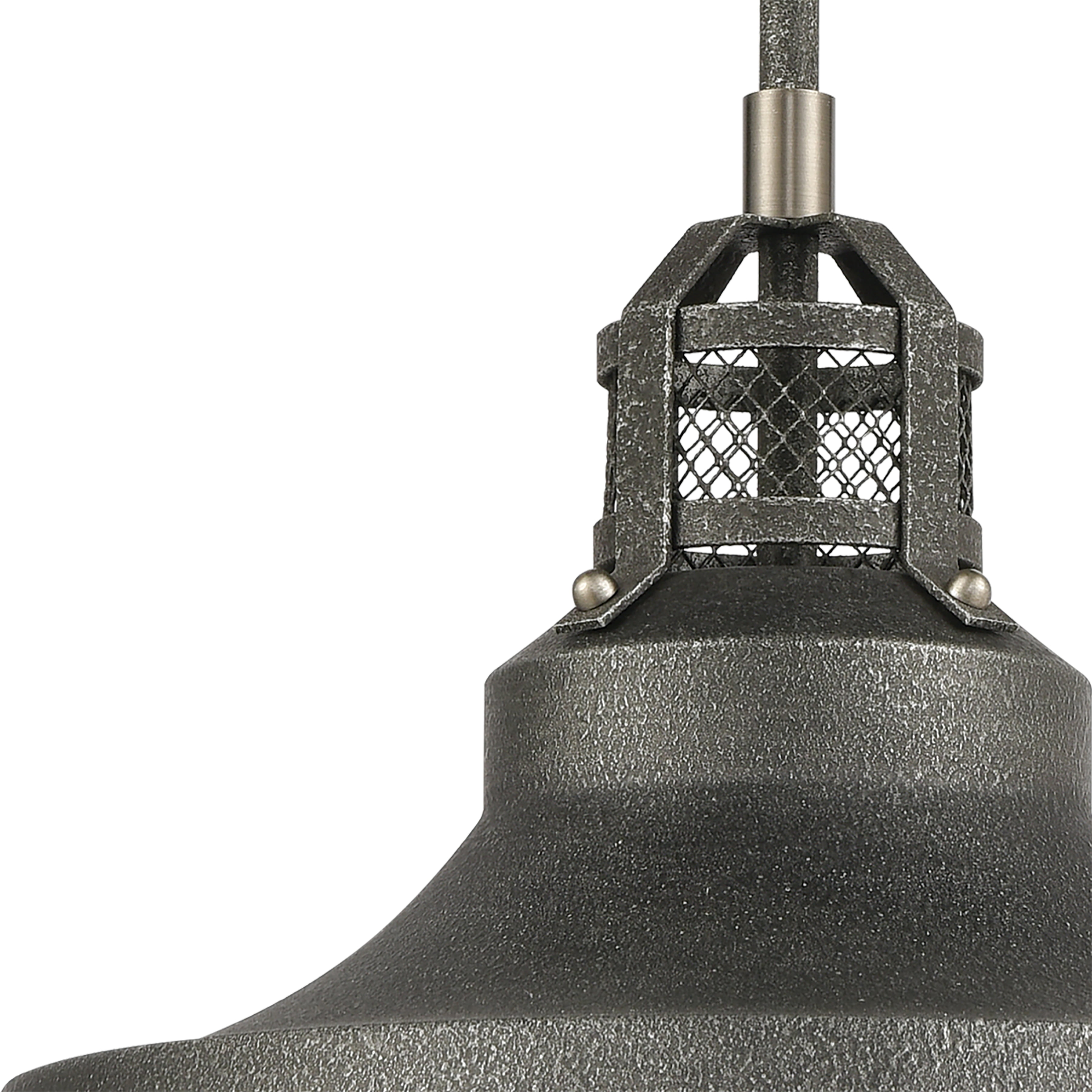 Elk Home 15-Inch Wide Carbondale Pendant, Traditional, Slate Mist