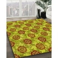 thumbnail image 3 of Ahgly Company Machine Washable Indoor Round Transitional Dark Bisque Brown Area Rugs, 3' Round, 3 of 7
