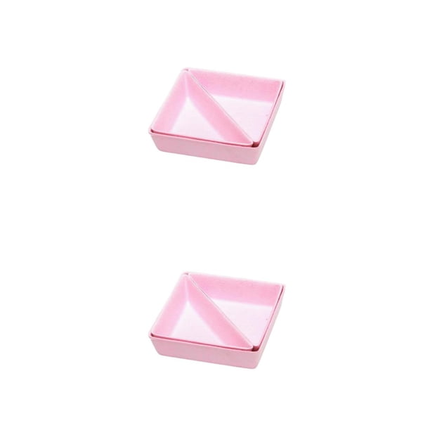 Bearachild Casa Hotel llaves cintas caja de almacenamiento dormitorio cajón gabinete bolígrafos mandos a distancia cosméticos joyería Rosa 2piezas