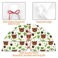 thumbnail image 4 of Yiaed Cute Bear Print Christmas Tree Skirt , Tree SkirtsTree Mat for Christmas Winter Holiday Indoor Decorations-30", 4 of 7