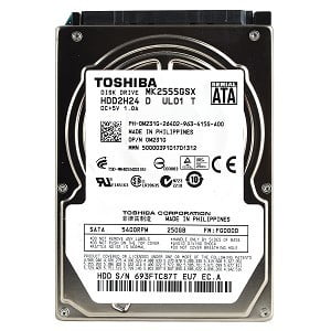 Toshiba Hdd - Toshiba 250GB 5400RPM 3Gbps 8MB SATA 2.5