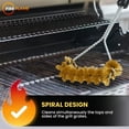 thumbnail image 6 of Fireflame BBQ Grill Brush  Non-Scratch Brass Bristles - 16-Inch Long Handle Barbecue Grill Cleaning Brush - Wide-Faced Spiral Heavy-Duty  Made in The USA, 6 of 8