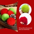 thumbnail image 5 of Jiibva 20Pcs Furry Christmas Ball Ornaments With Rope Pendant Furry Elf Ornaments Faux Fur Pom Pom Balls Christmas Decorations for Home Indoor Holiday Party, 5 of 7