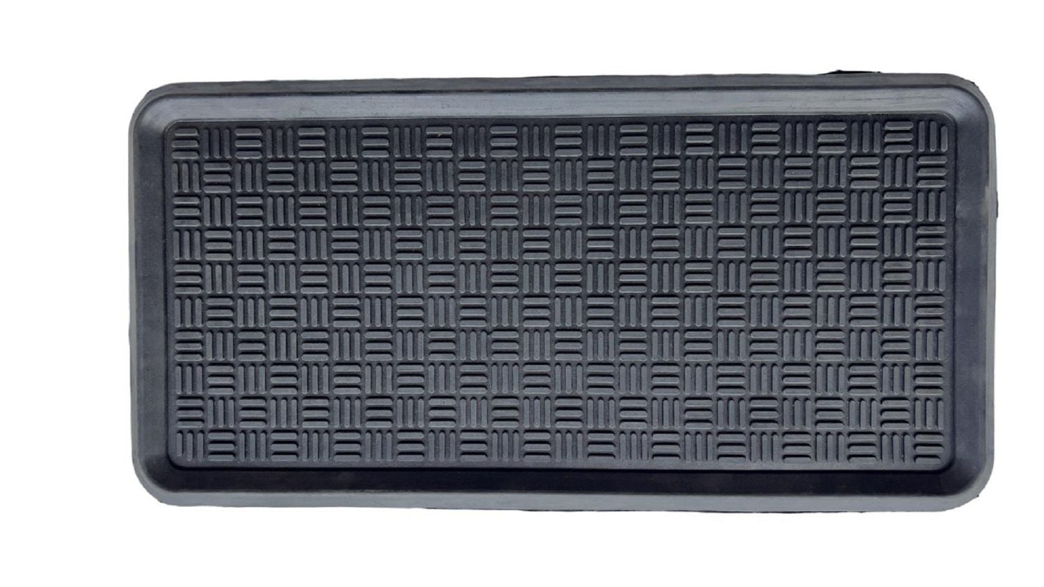 Boot Tray Rubber Mat, Black – 16" x 32", Durable and Waterproof for Indoor/Outdoor Use