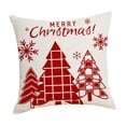 thumbnail image 4 of 6xFunda de Almohada, Funda de Almohada Protectora de Navidad para Restaurante, Regalo, Hogar, Estilo D 2 piezas, 4 of 7