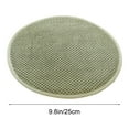 thumbnail image 3 of Fmbmuo Non-slip Outdoor Chair Cushions Round Stain Resistant 10x10 Inch Seat Cushions, Polyester 1Pcs Traditional (Green), 3 of 4