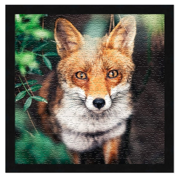 19x19 Frame for Jigsaw Puzzles - Wooden Black Puzzle Frame For Puzzles Measuring 19x19 Inches