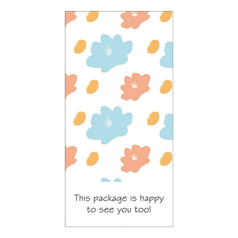 Rectangle Thank You for your order Labels Sticker Gift Box Case Sealing  Sticker