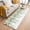 Green, variant on 2'x6' Rug Runners for Hallways Kitchen, Sage Green Eucalyptus Leaves Non Slip Entryway Beside Floor Carpet Runner, Spring Country Botanical Washable Laundry Room Bedroom Throw Rugs Mat for Family Pet