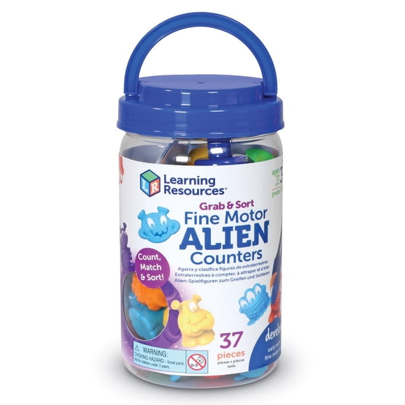 Toy Learning Resources Grab & Sort Fine Motor Alien 37 piezas Learning Resources Learning Resources