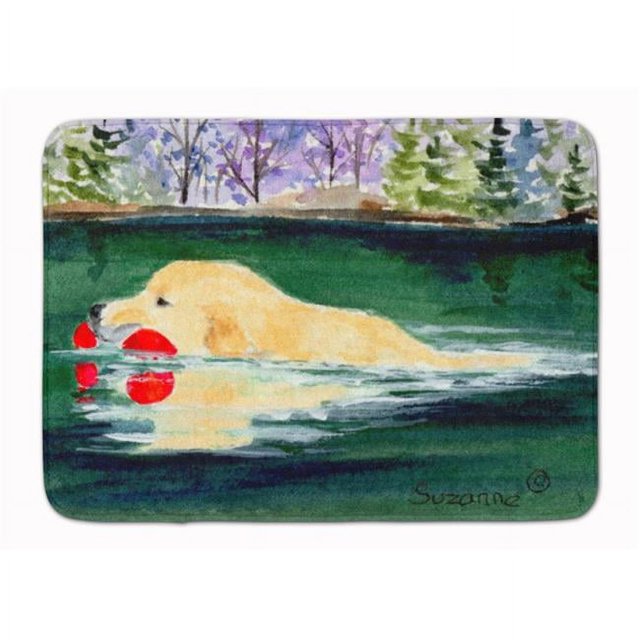 Carolines Treasures SS8935RUG Golden Retriever Tapis en Mousse à Mémoire de Forme Lavable en Machine