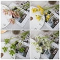 thumbnail image 5 of Namzi Crafted Vinyl Artificial Yarrow Wildflower Shrubs, Used for Indoor or Outdoor Decoration (31.9in, Yellow), 5 of 5