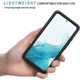 thumbnail image 2 of Samsung Galaxy S22+ Plus Case, IP68 Waterproof Dustproof Shockproof Case with Built-in Screen Protector, Heavy Duty Full Body Protective Cover for Galaxy S22 Plus 5G 6.6 Inch, Blue/Clear, 2 of 15