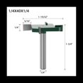 thumbnail image 2 of 4 Piezas CNC Spoilboard Surfacing Router Bits, Juego de para Enrutador de Aplanamiento de Carburo de de 1/4 de Pulgada Cortador de Ranura Rabbet, 2 of 7