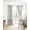 Brown, variant on Grey Stripe Blackout Curtains 63 Inches Long for Bedroom, Modern Abstract Monochrome Geometric Thermal Insulated Room Darkening Black Out Window Curtain Panels Grommet Drapes for Living Room