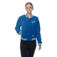 thumbnail image 4 of Women's New Era  Blue Detroit Lions Throwback Fleece Full-Snap Jacket, 4 of 5