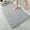 B, variant on Memory Foam Bath Rug | Embossed Low-Profile Bath Mat | Water Absorbent & Machine Washable | Non-Slip PVC Backing | Soft Polyester Carpet for Bathroom & Shower | 31.5" x 19.7"