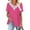 Pink FF, variant on AKAFMK Womens Summer Fashion 2024,Womens Tops,Plus Size Tops for Women,Short Sleeves V-Neck Print Blouse Pullover Tops Short Sleeve Blouses Shirts Sky Blue M