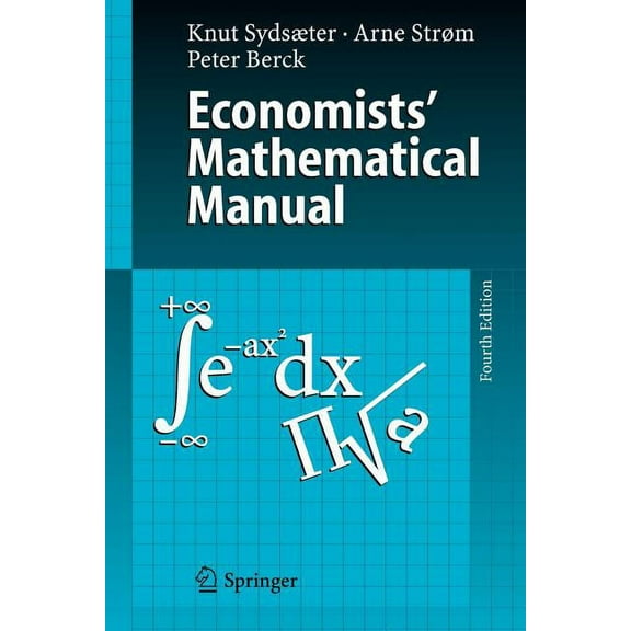 Economists' Mathematical Manual, (Paperback)