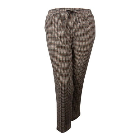 Tommy Hilfiger Women's Straight Leg Plaid Pants