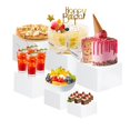 thumbnail image 1 of Soporte para tartas, soporte para tartas, soporte para tartas, soporte para buffet, soporte de buffet de acrílico, organizador de exhibición reutilizable para bodas, cumpleaños, fiestas, 1 of 7