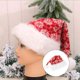 thumbnail image 5 of Gorro de Papá Noel de punto, conjunto de gorros de Navidad, gorro de Navidad para niños, gorro de Navidad, gorros de Papá Noel de punto cálido suave, gorro de fiesta de Navidad Xemadio HFP-0566, 5 of 8