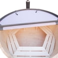 thumbnail image 5 of ALEKO PEWSHTUB Pine Hot Tub and Ice Bath 4-5 Person with Wood-Fired Heater, 5 of 11