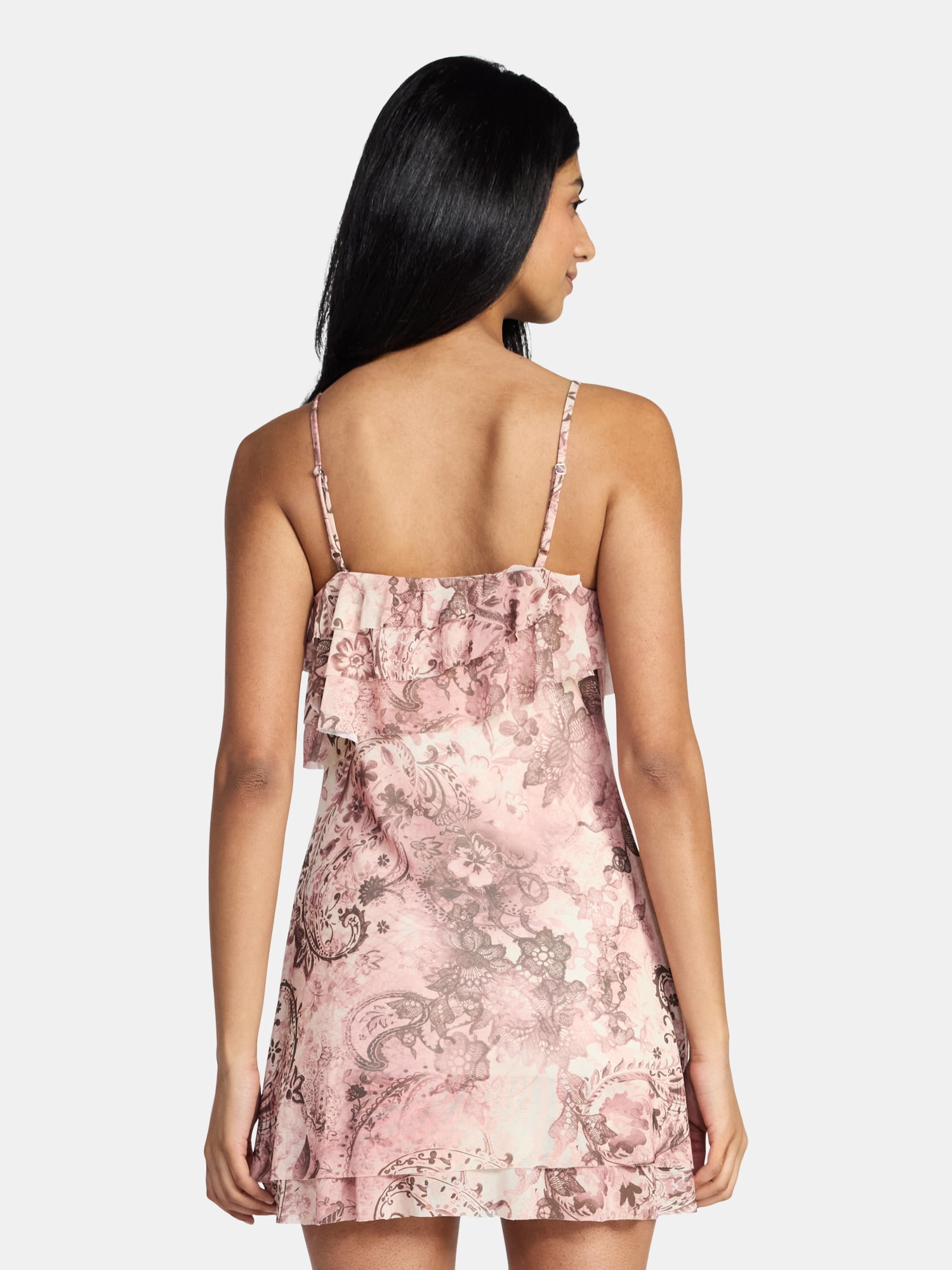 Madden NYC Women's Sleeveless Ruffle Mini Dress, Sizes XXS-XXL