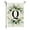Q_New#54770, variant on Last Chance Ins Style, 26 Letters+green Plant Printing, Flax Garden Flag, First Letter Of Surname, Hanging Flag At The Gate Of Courtyard 2025 New