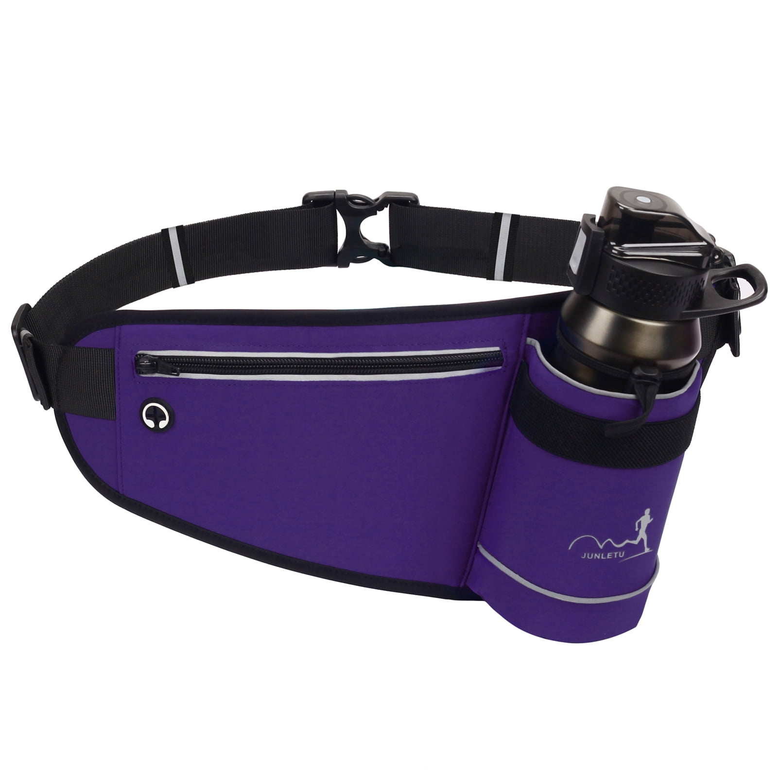 Outdoor Sports Hydration Waist Belt Bag with Water Bottle Holder for