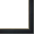 thumbnail image 2 of Picture Frame Moulding (Wood) 100Ft Bundle - Contemporary Black Finish - 1.25" Width - 1/2" Rabbet, 2 of 3