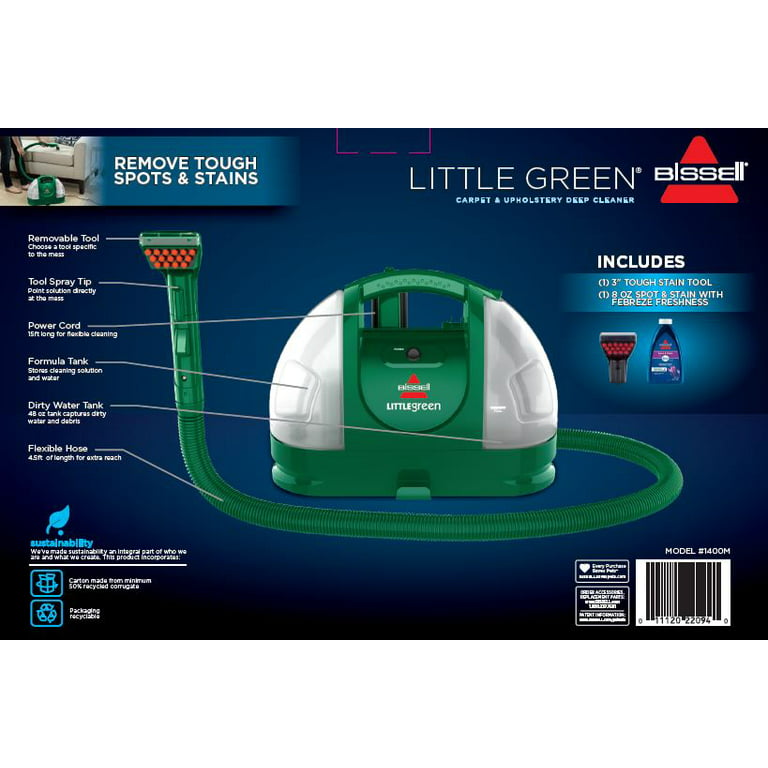  Bissell Little Green, máquina limpiadora de manchas, 1400M