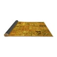 thumbnail image 2 of Ahgly Company Indoor Rectangle Patchwork Yellow Transitional Area Rugs, 7' x 10', 2 of 4