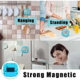 thumbnail image 3 of DISEN Digital Kitchen Timer - Big Digits, Loud Alarm, Magnetic Backing Stand, LCD Display Suitable for Kitchen, Study, Work, Exercise Training, Outdoor Activities (Blue), 3 of 9