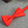 thumbnail image 4 of CIMAXIC Nœud Papillon Formel en Satin Pré-Noué avec Longueur Réglable (Rouge Vif), 4.72"X2.36"X0.2 Pouces, 4 of 4