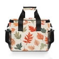 thumbnail image 7 of FORMRS Insulated Cooler Bag 24 Cans Capacity Soft Leakproof Lunch Box with Side Pockets, Red Autumn Leaves, 7 of 7