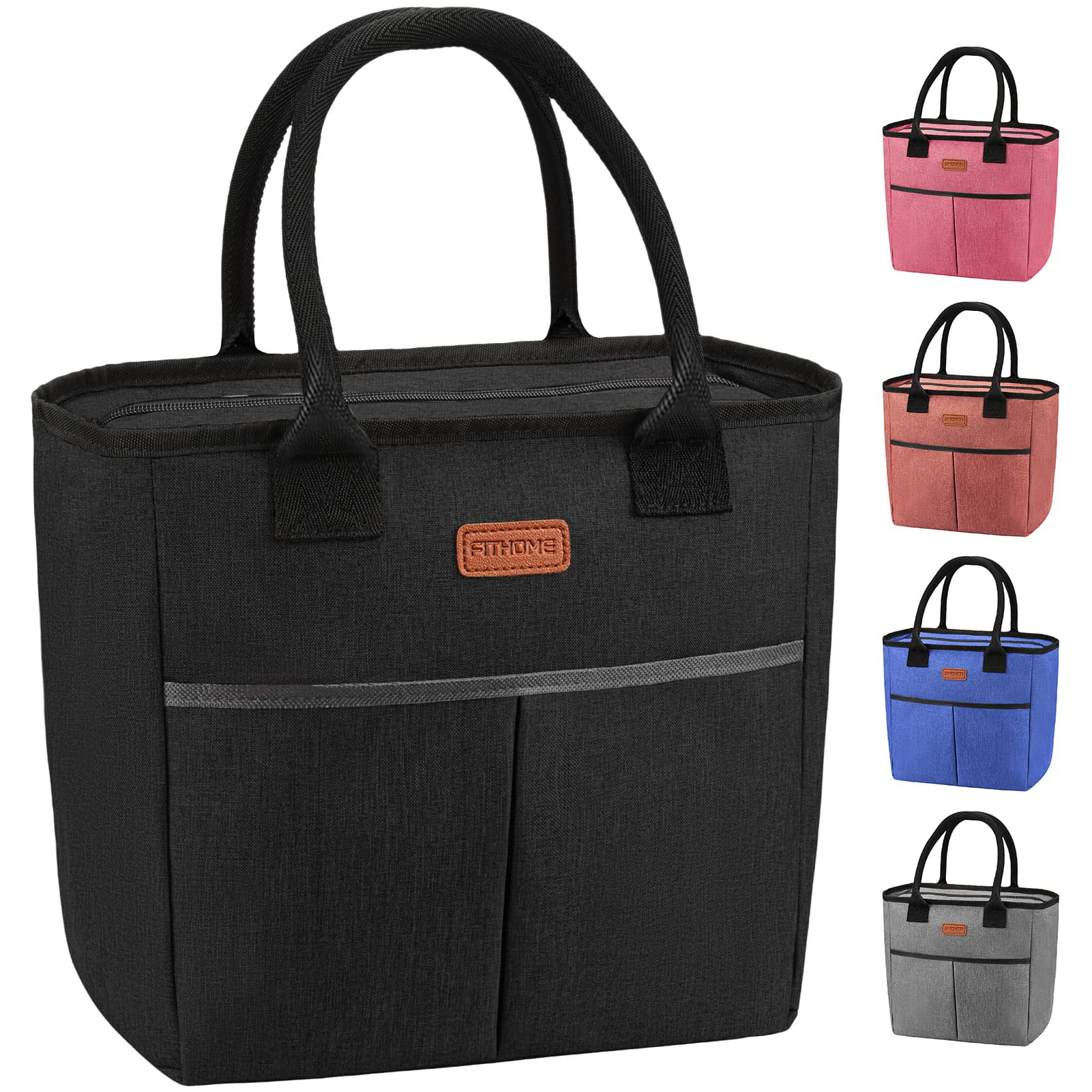 Cylinder type Picnic Bag Tote Fashion Woman Lnsulated Bags Ladies Lunch box  Handbag Organizers Student The Nurse Waterproof Lunch Bag Waterproof Heat  insulating package