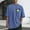 Blue, variant on Tawop Mens Tshirts Round Neck Short Sleeve Distressed Sports Graphic Casual Vintage T-Shirt Valentine's Day Gift