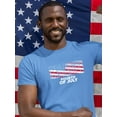 thumbnail image 2 of Fourth Of July American Flag T-Shirt Men -Image by Shutterstock, Male Small, 2 of 4