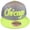 Green/Yellow, variant on Chicago Script Men's Adjustable Snapback Baseball Caps (Gray/Yellow)