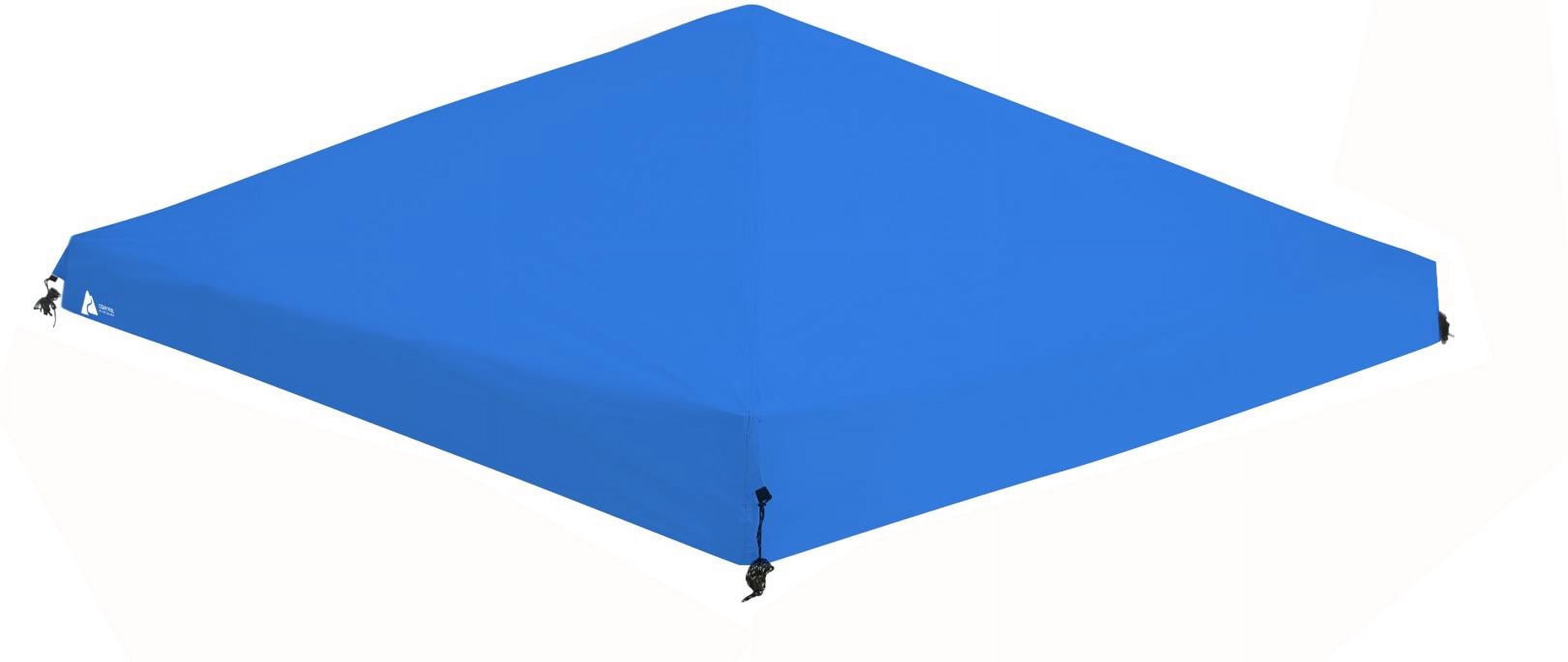 Reemplazo de toldo para carpa Ozark Trail de 10 x 10 azul, de montaje instantáneo con patas inclinadas 3