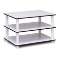 thumbnail image 3 of Furinno Table Basse à 3 Niveaux Sans Outils, Blanc, 3 of 5