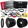 thumbnail image 1 of Professional .20x + .35x Fisheye Lens + UV Filter + Close Up Macro Filter Set + 6 Piece Filters Kit for 58MM Canon EOS 5D Mark II III IV 70D SL1 XT XTi XS XSi T1i T2 T2i T3 T3i T4 T4i T5 T5i, 1 of 9