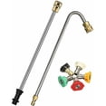 thumbnail image 1 of Lanza de pulverización coudée, lanza de lavado bajo chasis compatible con Krcher K2 K3 K4 K5 K6 K7 nettoyeur de alta presión, kit de nettoyage de gouttière -, 1 of 5